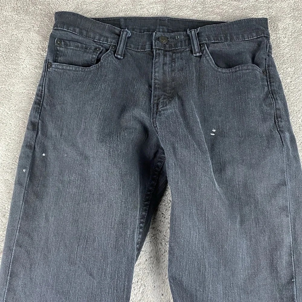 Levis‎ 511 Slim Straight Jeans Mens 30x30 Black Low Rise